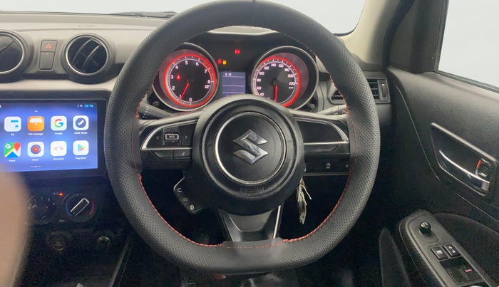 2021 Maruti Swift VXI, Petrol, Manual, 79,886 km, Steering Wheel Close Up