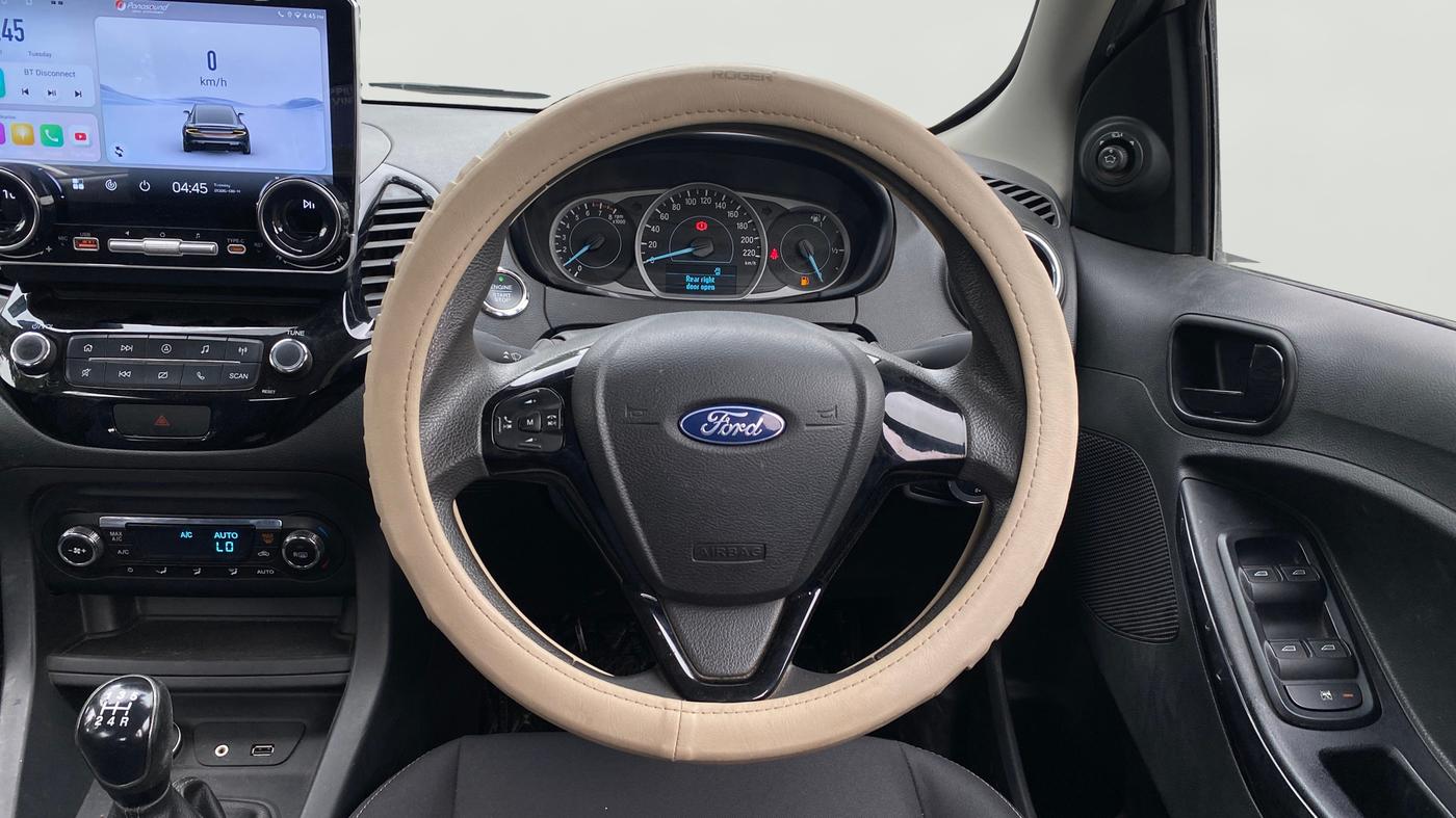 2019 Ford New Figo TITANIUM 1.2 PETROL MT, Petrol, Manual, 64,612 km, Steering Wheel Close Up