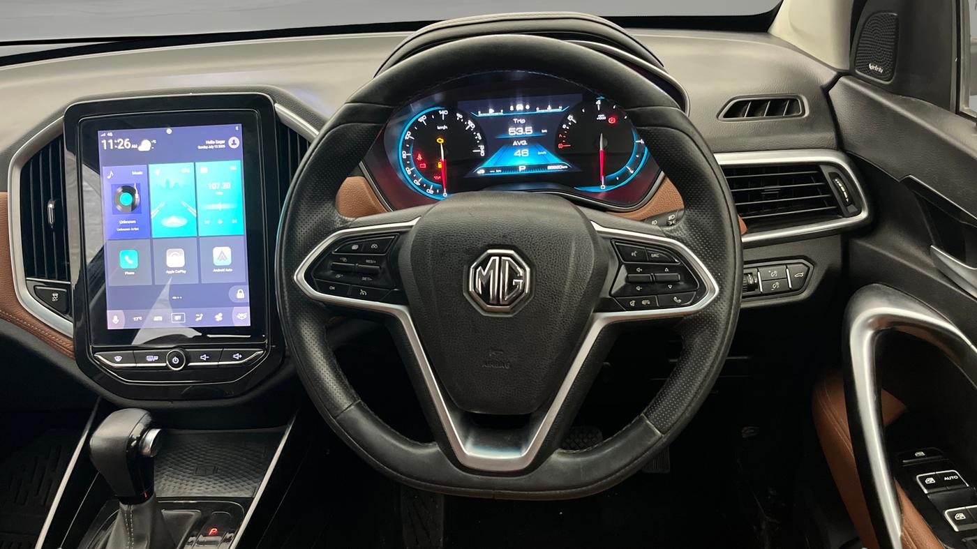 2021 MG HECTOR PLUS SHARP 1.5 PETROL TURBO DCT 6-STR, Petrol, Automatic, 88,872 km, Steering Wheel Close Up
