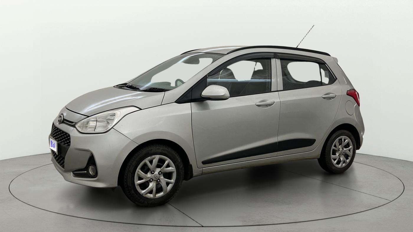 2018 Hyundai Grand i10 SPORTZ 1.2 KAPPA VTVT, Petrol, Manual, 47,777 km, Left Front Diagonal
