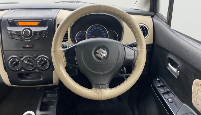 2017 Maruti Wagon R 1.0 VXI OPT, Petrol, Manual, 29,992 km, Steering Wheel Close Up