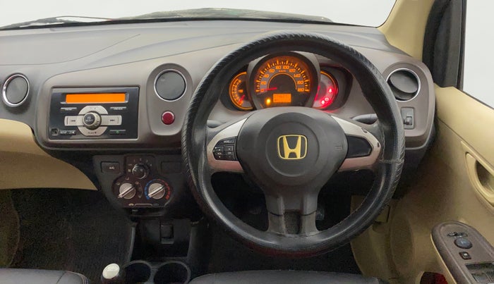 2013 Honda Brio S MT, Petrol, Manual, 74,627 km, Steering Wheel Close Up