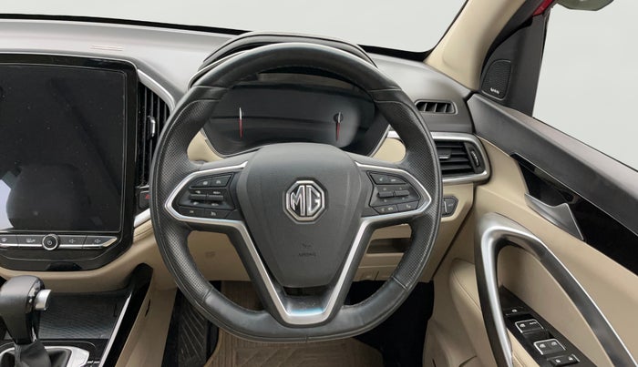 2022 MG HECTOR SHARP 1.5 PETROL CVT, Petrol, Automatic, 20,188 km, Steering Wheel Close Up