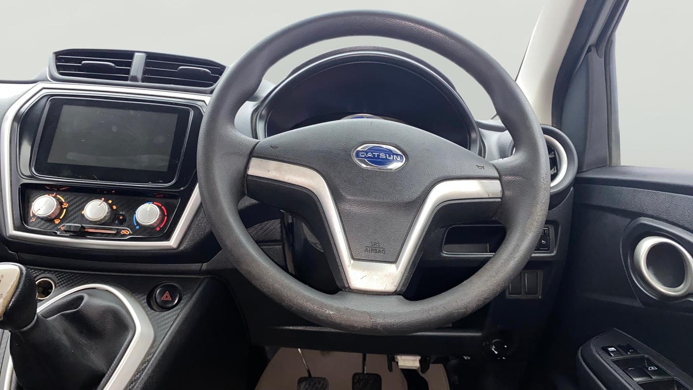 2019 Datsun Go T(O), Petrol, Manual, 81,184 km, Steering Wheel Close Up