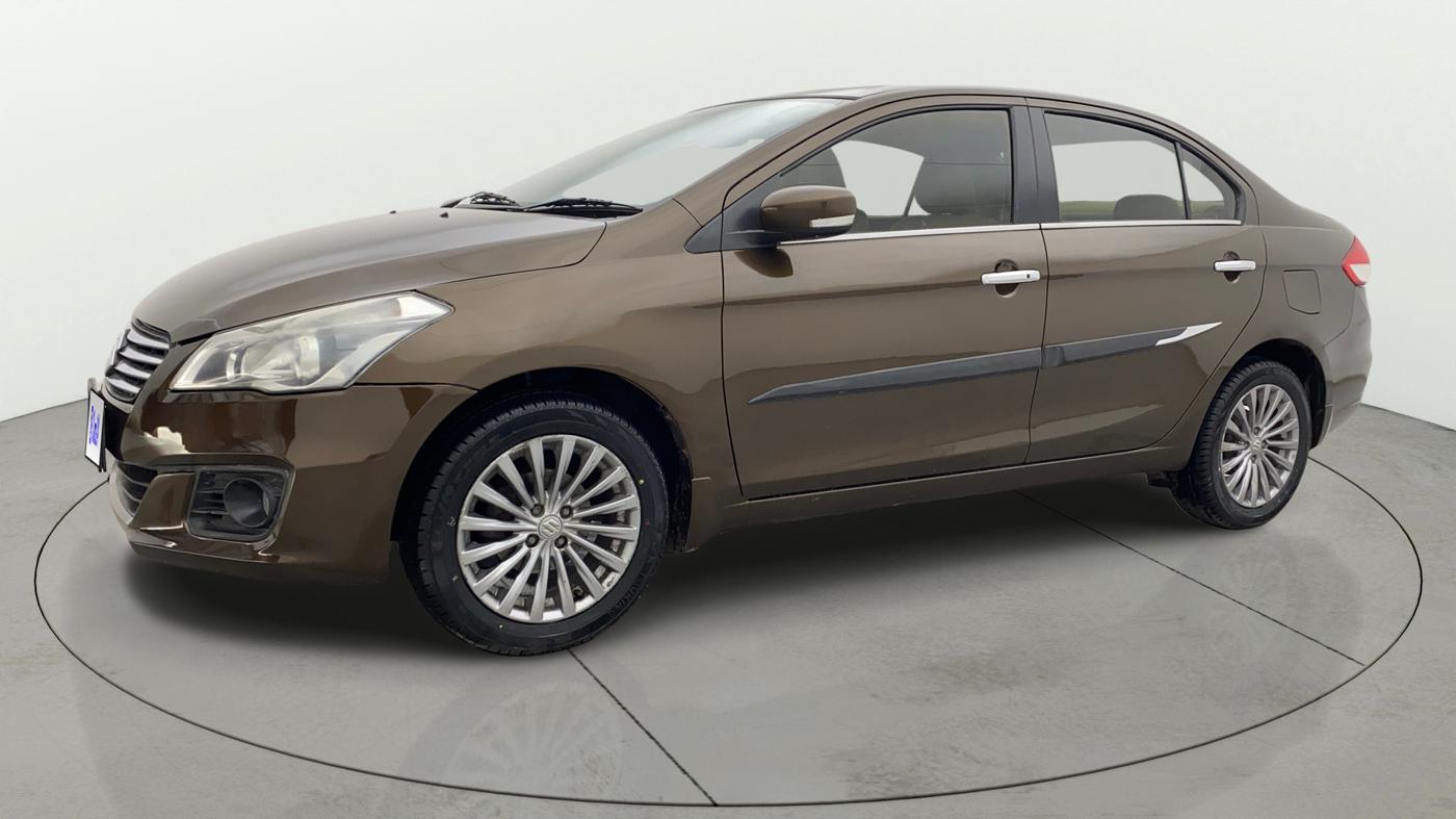 2015 Maruti Ciaz ZXI+, Petrol, Manual, 1,18,993 km, Left Front Diagonal