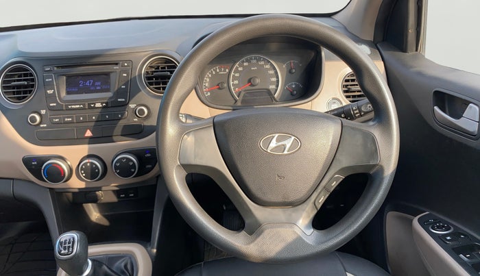 2014 Hyundai Grand i10 SPORTZ 1.2 KAPPA VTVT, Petrol, Manual, 40,871 km, Steering Wheel Close Up