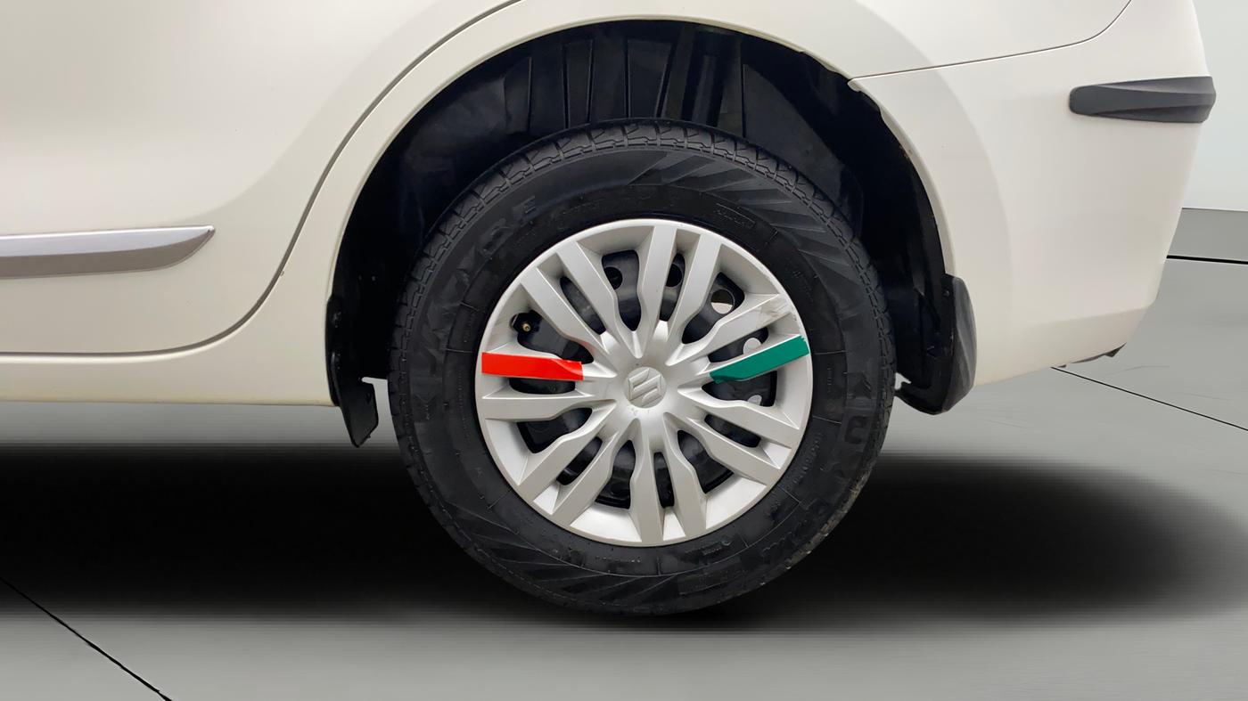 2023 Maruti Dzire VXI AMT, Petrol, Automatic, 68,546 km, Left Rear Wheel