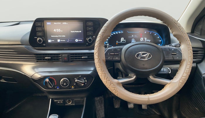 2021 Hyundai NEW I20 SPORTZ 1.2 MT, Petrol, Manual, 49,271 km, Steering Wheel Close Up