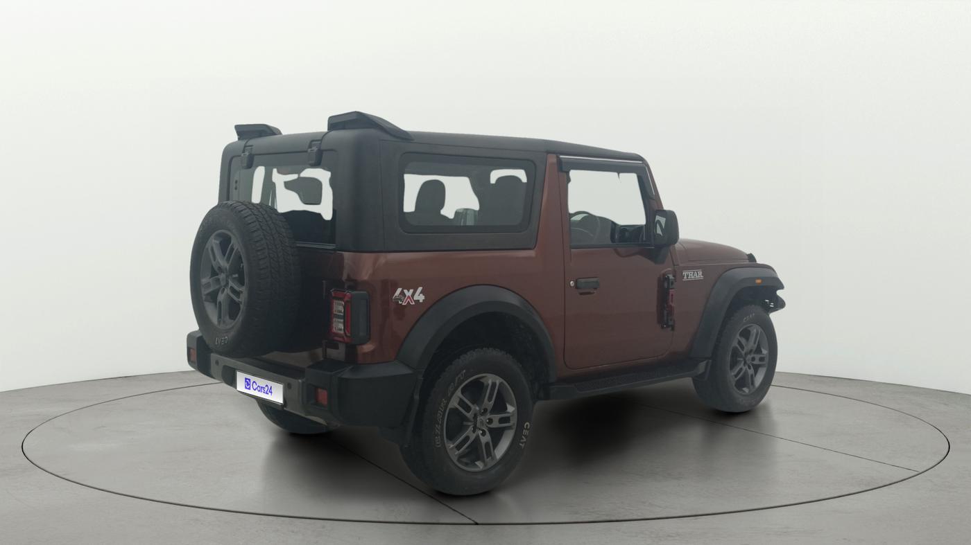 2021 Mahindra Thar LX PETROL HT 4WD AT, Petrol, Automatic, 25,590 km, Right Back Diagonal