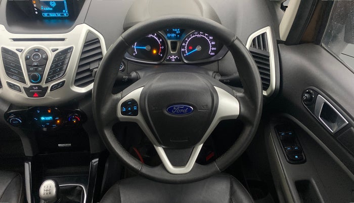 2015 Ford Ecosport TITANIUM 1.0L ECOBOOST (OPT), Petrol, Manual, 64,354 km, Steering Wheel Close Up