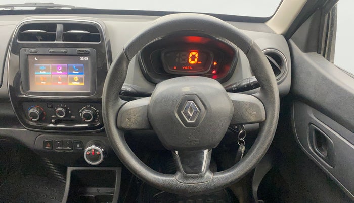 2017 Renault Kwid RXT 1.0 AMT, Petrol, Automatic, 44,636 km, Steering Wheel Close Up