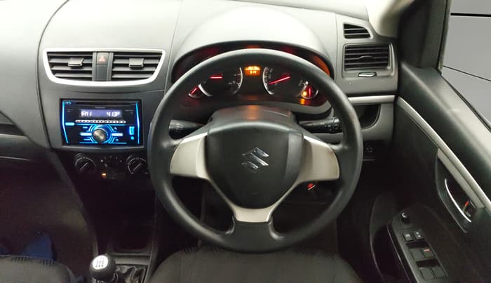 2013 Maruti Swift VXI, Petrol, Manual, 85,363 km, Steering Wheel Close Up