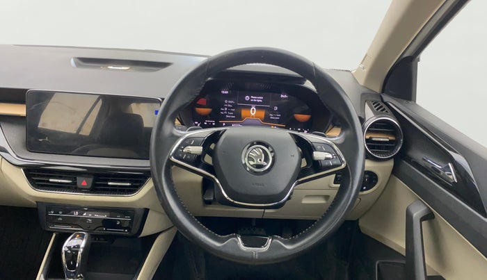 2022 Skoda SLAVIA STYLE 1.0L TSI AT, Petrol, Automatic, 41,072 km, Steering Wheel Close Up