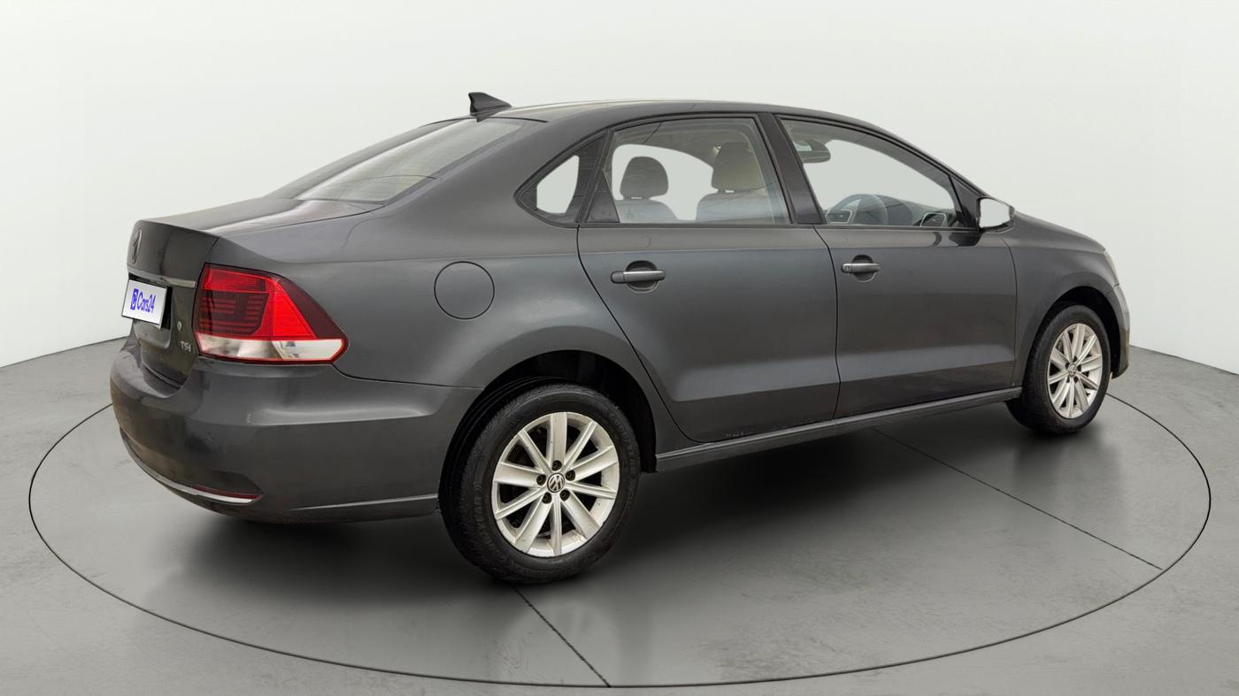 2017 Volkswagen Vento HIGHLINE PETROL AT, Petrol, Automatic, 1,19,448 km, Right Back Diagonal