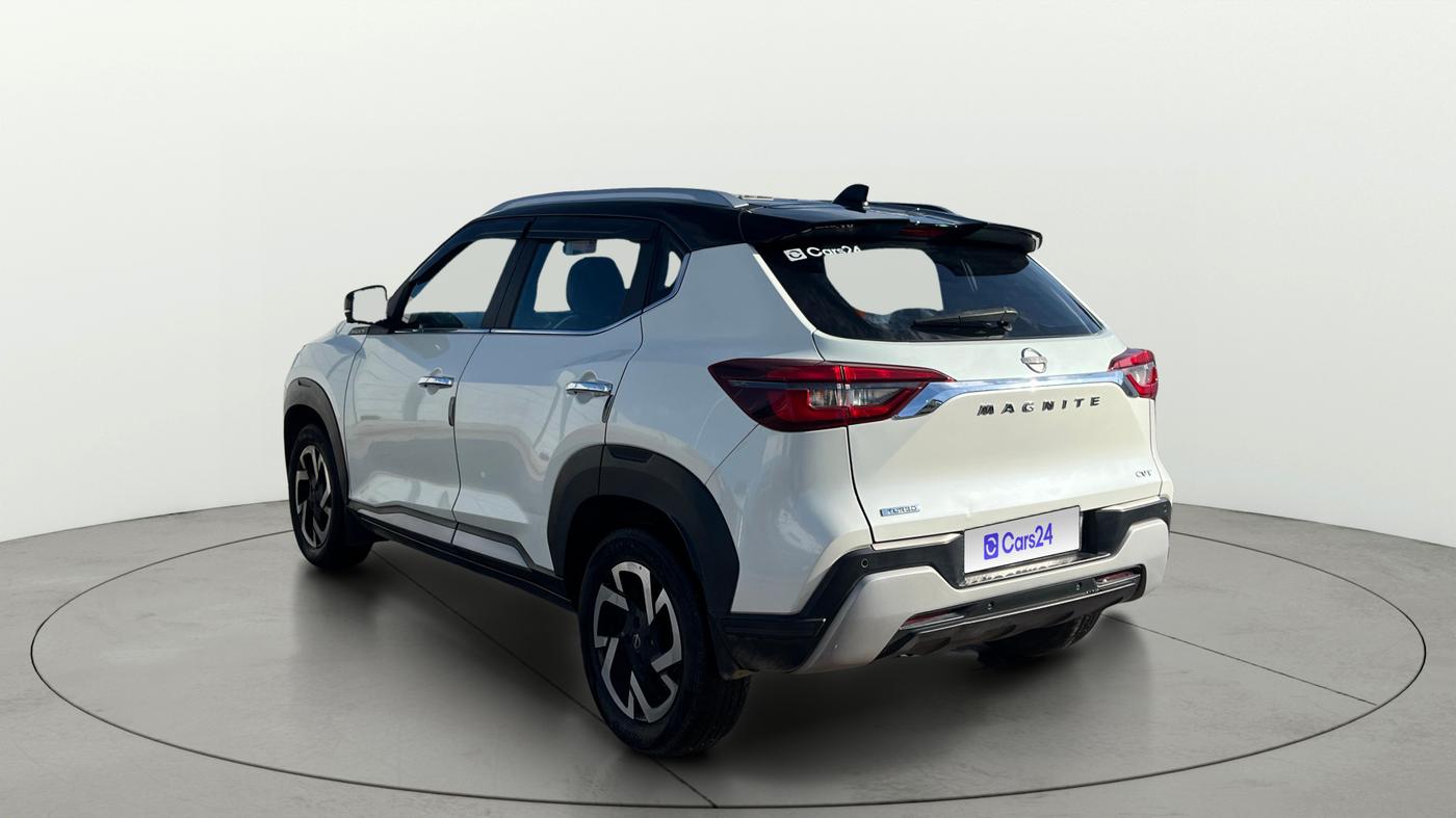 2022 Nissan MAGNITE XV PREMIUM TURBO (O) CVT DUAL TONE, Petrol, Automatic, 28,245 km, Left Back Diagonal