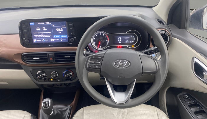 2021 Hyundai AURA SX 1.2, Petrol, Manual, 51,203 km, Steering Wheel Close Up
