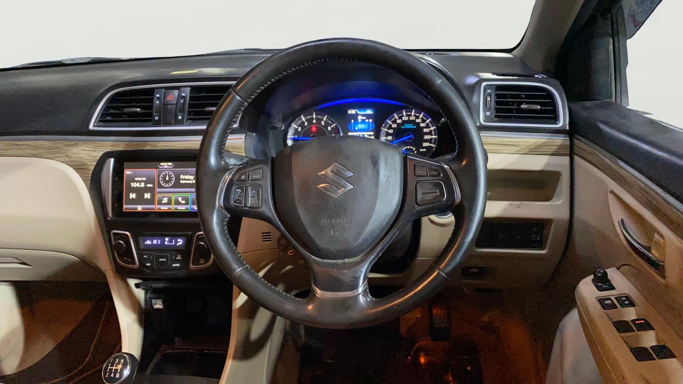 2021 Maruti Ciaz ALPHA 1.5 SHVS PETROL, Petrol, Manual, 78,666 km, Steering Wheel Close Up