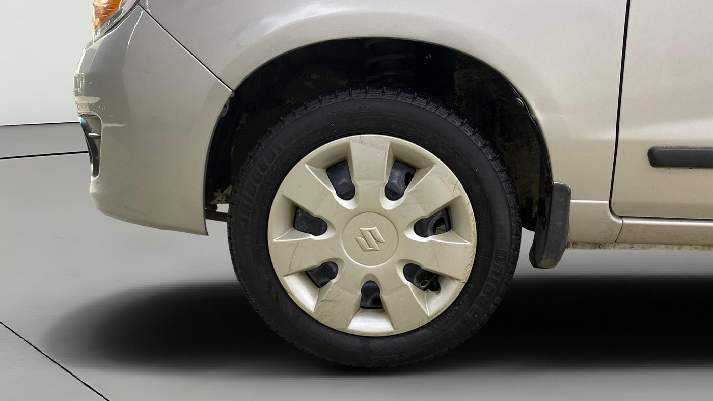 2013 Maruti Alto K10 VXI, Petrol, Manual, 7,648 km, Left Front Wheel