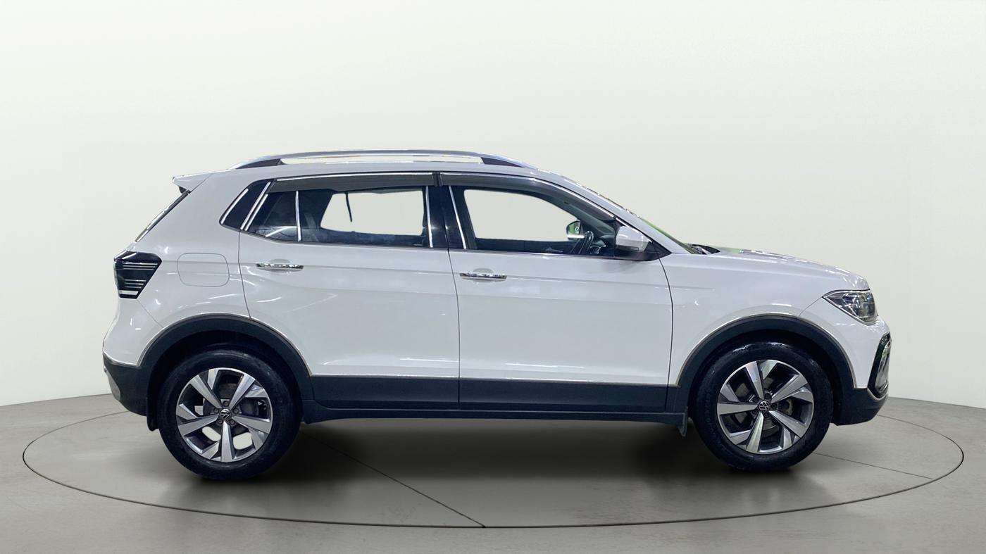 2023 Volkswagen TAIGUN TOPLINE 1.0 TSI AT, Petrol, Automatic, 55,843 km, Right Side View