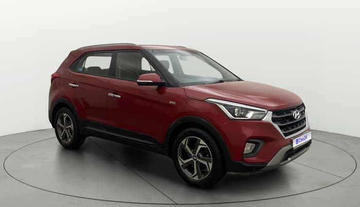 2019 Hyundai Creta SX AT 1.6 PETROL, Petrol, Automatic, 1,46,079 km, Right Front Diagonal