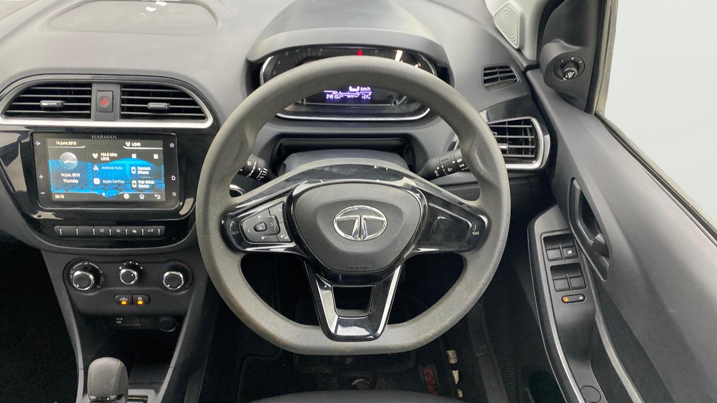 2023 Tata TIAGO NRG XZ AMT, Petrol, Automatic, 34,809 km, Steering Wheel Close Up