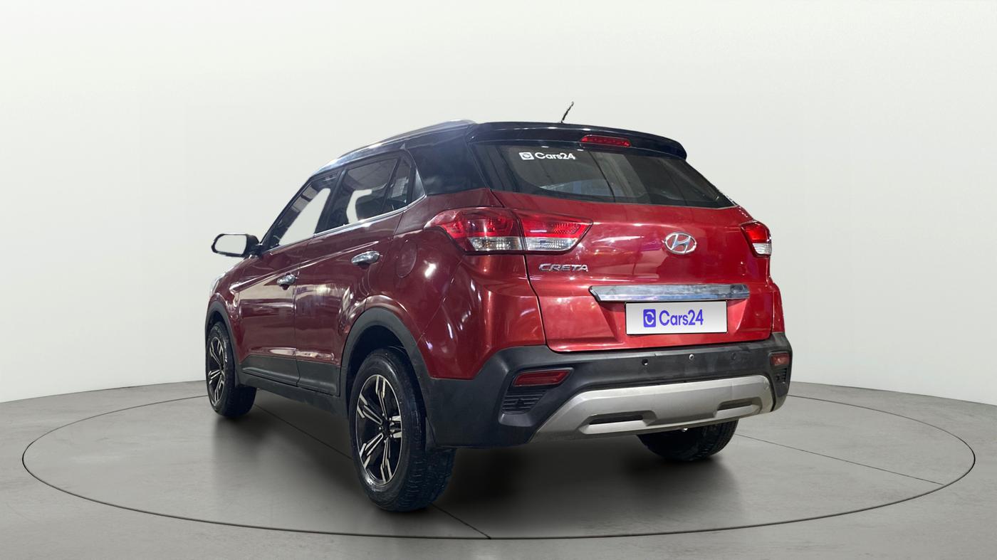 2018 Hyundai Creta E PLUS 1.6 PETROL, Petrol, Manual, 75,544 km, Left Back Diagonal