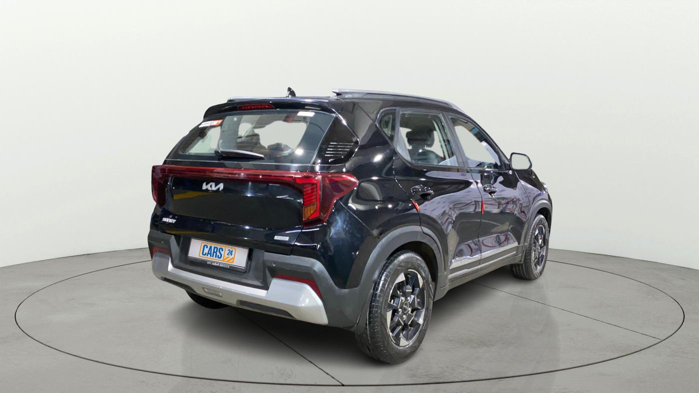 2024 KIA SONET HTX PLUS 1.0 TURBO PETROL IMT, Petrol, Manual, 16,604 km, Right Back Diagonal