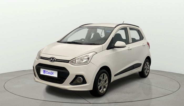 2015 Hyundai Grand i10 SPORTZ 1.2 KAPPA VTVT, Petrol, Manual, 95,057 km, Left Front Diagonal
