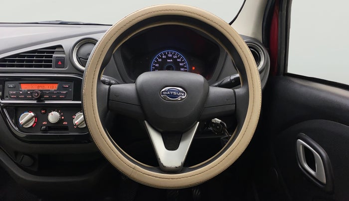 2018 Datsun Redi Go T(O) 1.0 AMT, Petrol, Automatic, 47,779 km, Steering Wheel Close Up