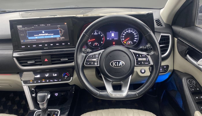 2020 KIA SELTOS HTX IVT 1.5 PETROL, Petrol, Automatic, 32,522 km, Steering Wheel Close Up