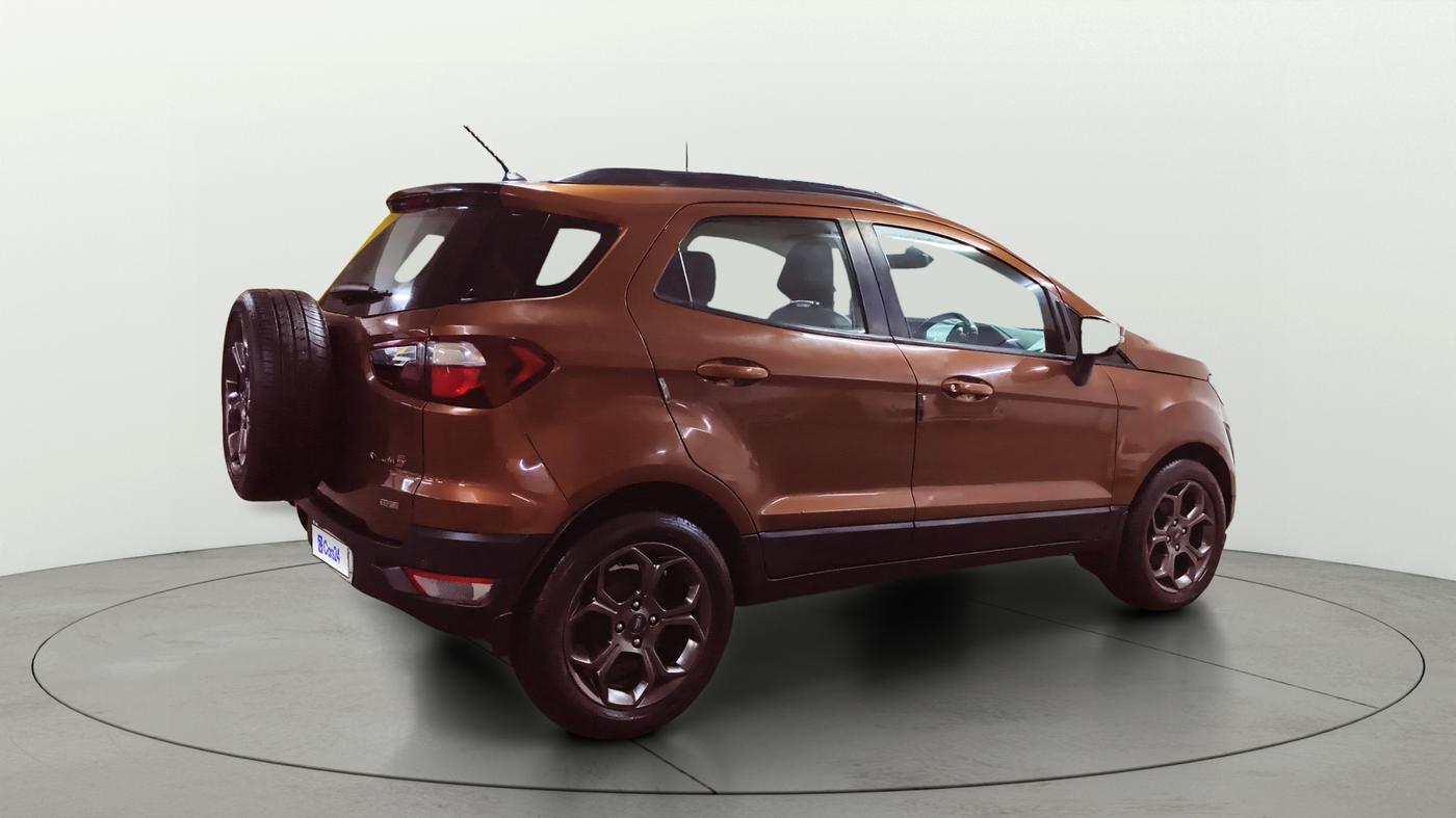 2019 Ford Ecosport TITANIUM 1.5L SPORTS(SUNROOF) DIESEL, Diesel, Manual, 1,09,797 km, Right Back Diagonal