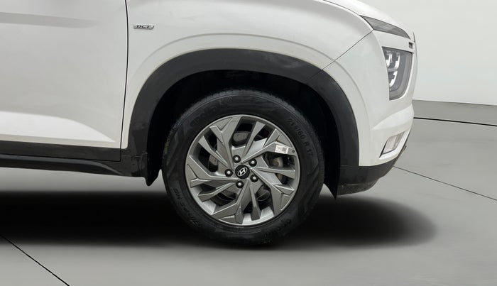 2021 Hyundai Creta SX (O) 1.4 TURBO DCT DUAL TONE, Petrol, Automatic, 92,101 km, Right Front Wheel