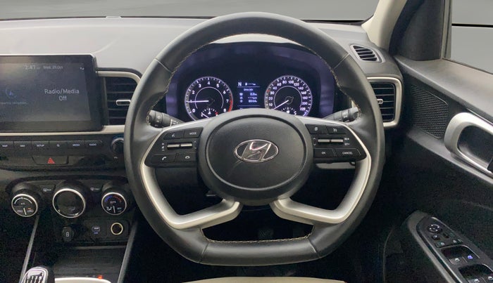 2021 Hyundai VENUE SX 1.0 (O) TURBO IMT, Petrol, Manual, 57,683 km, Steering Wheel Close Up