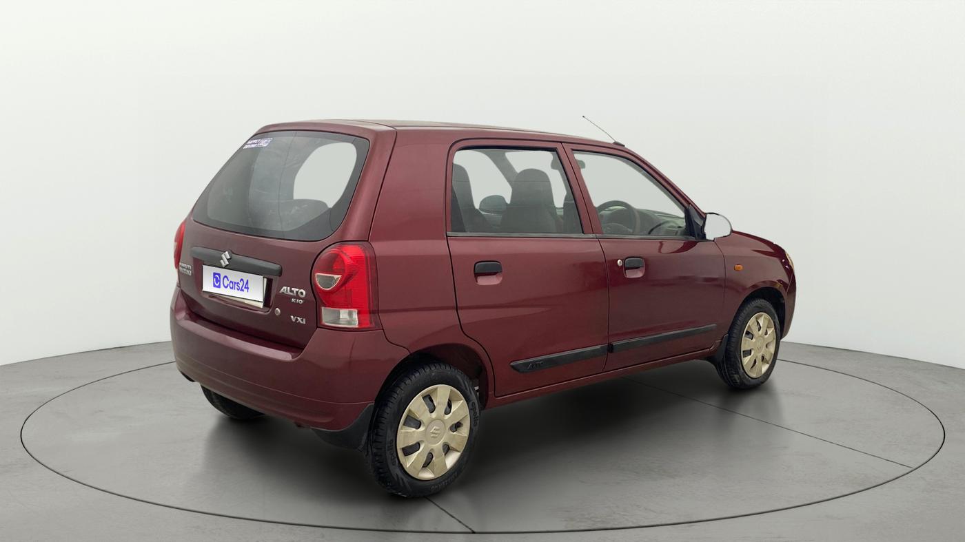 2013 Maruti Alto K10 VXI, Petrol, Manual, 24,226 km, Right Back Diagonal