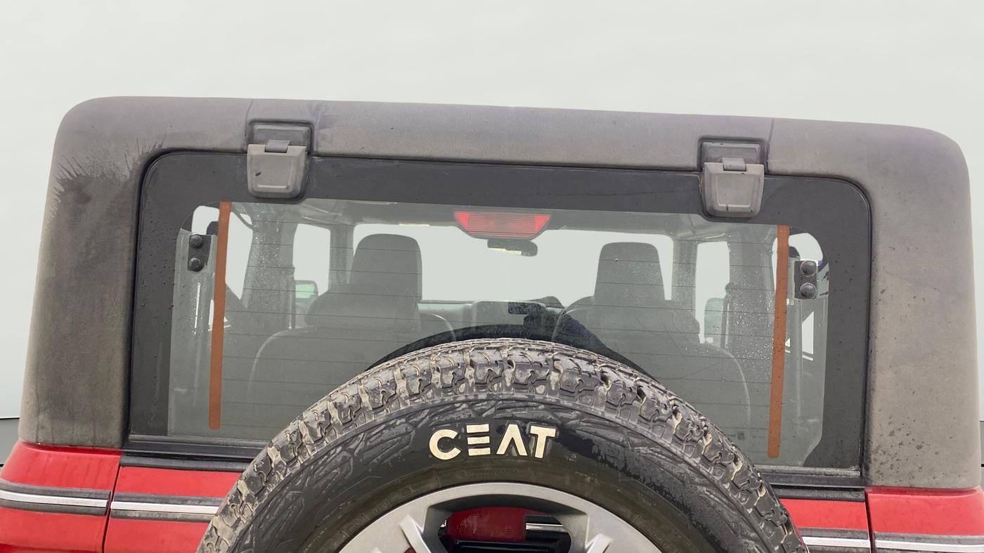 2021 Mahindra Thar LX PETROL HT 4WD AT, Petrol, Automatic, 33,980 km, Rear Windshield