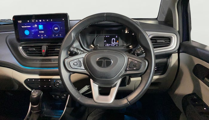 2024 Tata ALTROZ XZA Lux, Petrol, Automatic, 12,097 km, Steering Wheel Close Up