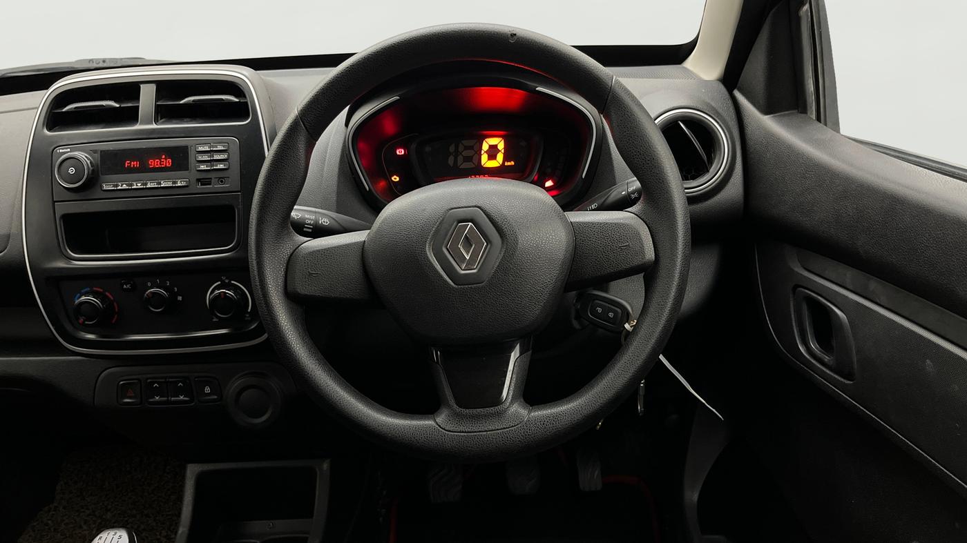 2018 Renault Kwid RXL, Petrol, Manual, 12,350 km, Steering Wheel Close Up