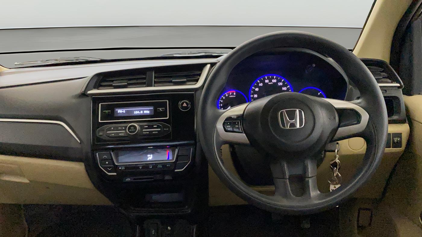 2017 Honda Amaze 1.2L I-VTEC S, Petrol, Manual, 60,150 km, Steering Wheel Close Up