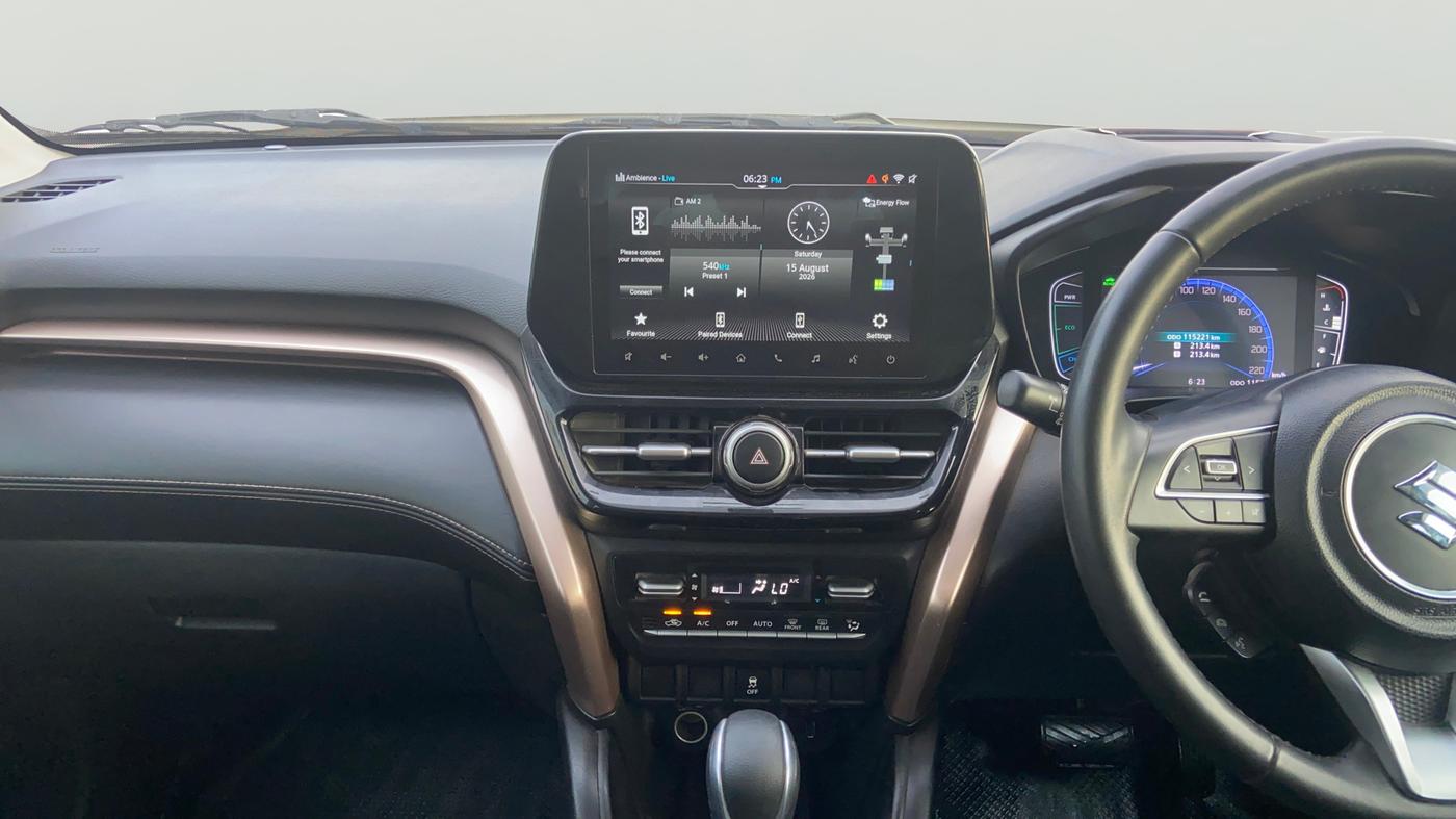 2023 Maruti Grand Vitara ALPHA PLUS HYBRID ECVT, Hybrid, Automatic, 1,15,201 km, Air Conditioner
