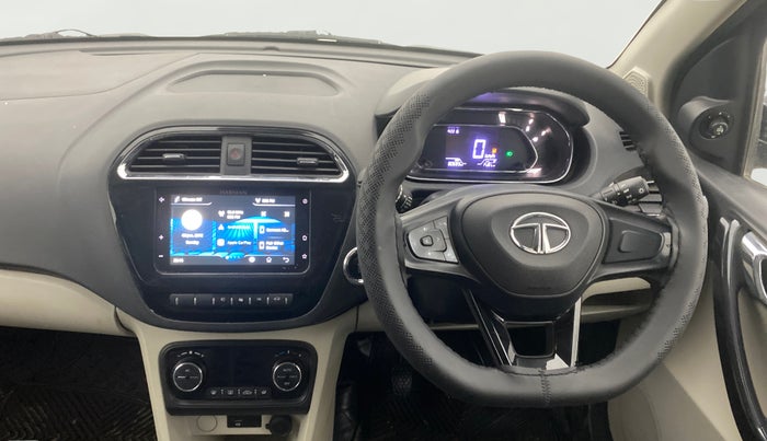 2022 Tata TIGOR XZ PLUS CNG, CNG, Manual, 80,699 km, Steering Wheel Close Up
