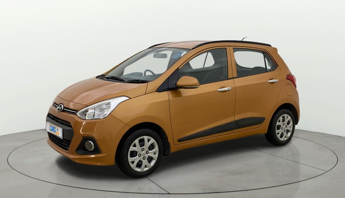 2014 Hyundai Grand i10 SPORTZ 1.2 KAPPA VTVT, Petrol, Manual, 49,805 km, Left Front Diagonal