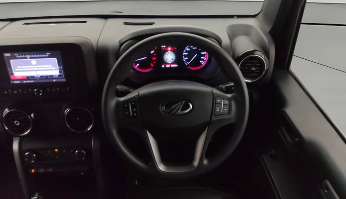 2022 Mahindra Thar LX HT PETROL 4WD MT, Petrol, Manual, 12,091 km, Steering Wheel Close Up