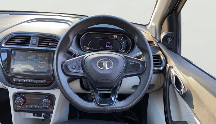 2022 Tata TIGOR XZ PLUS CNG, CNG, Manual, 43,589 km, Steering Wheel Close Up