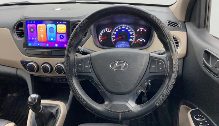 2019 Hyundai Grand i10 MAGNA 1.2 KAPPA VTVT, Petrol, Manual, 80,803 km, Steering Wheel Close Up