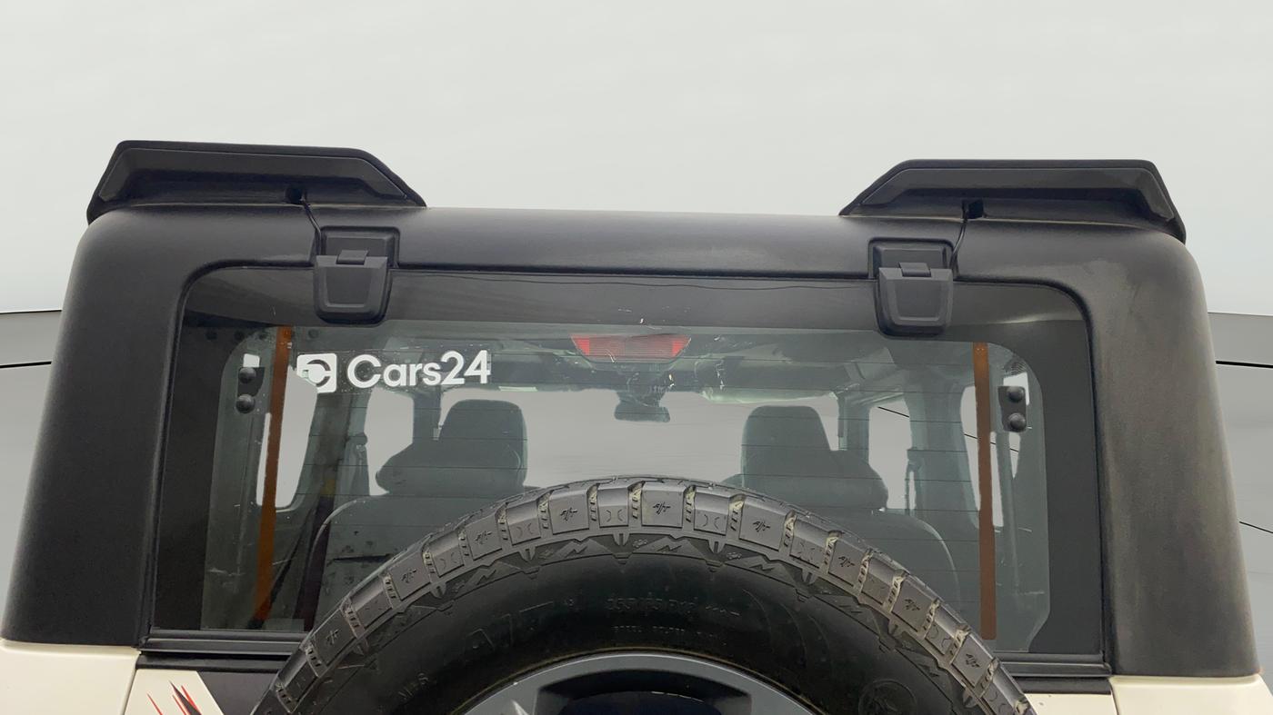 2023 Mahindra Thar LX P 2WD AT HT, Petrol, Automatic, 31,585 km, Rear Windshield