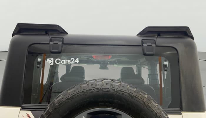 2023 Mahindra Thar LX P 2WD AT HT, Petrol, Automatic, 31,585 km, Rear Windshield