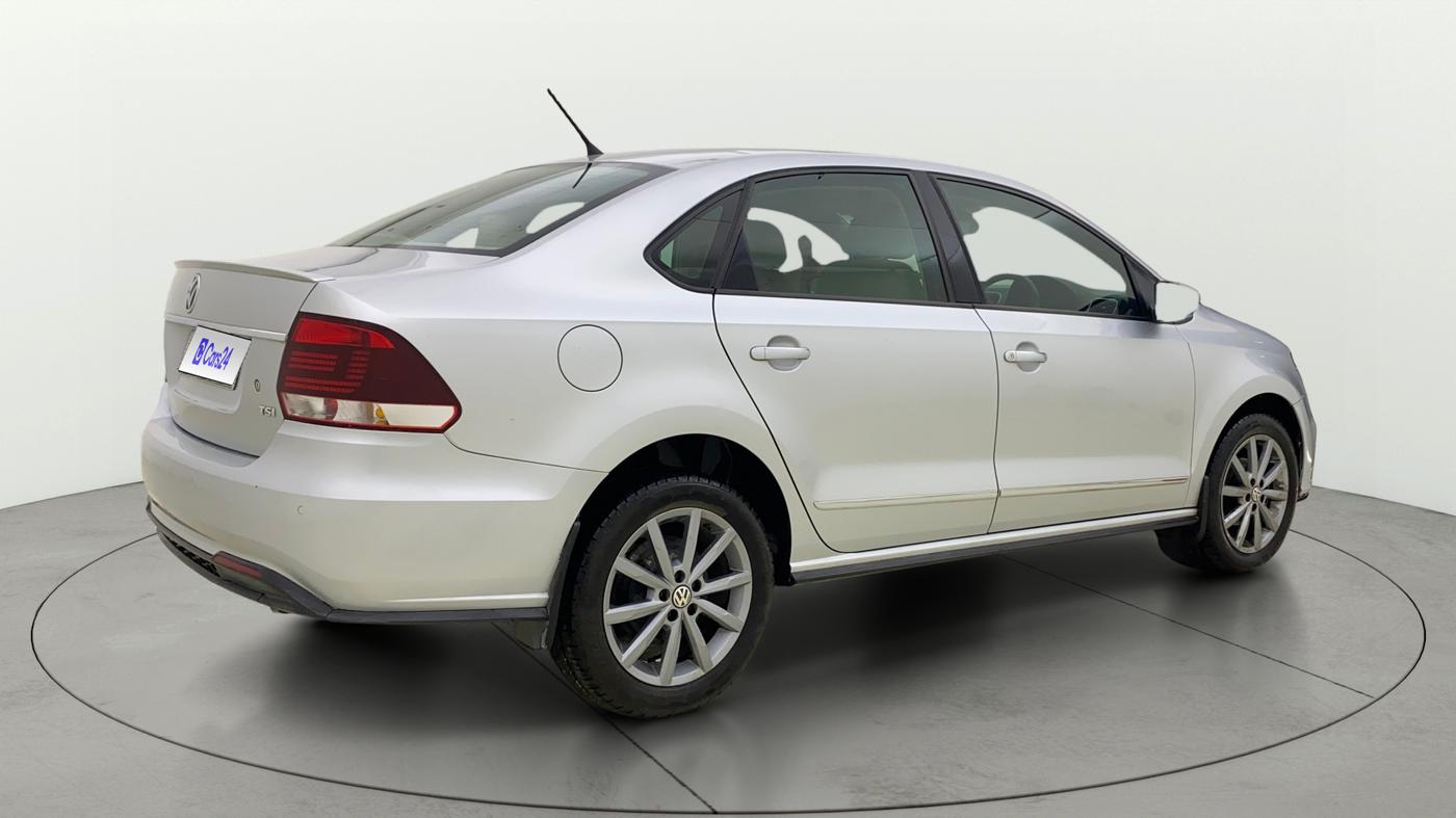 2022 Volkswagen Vento HIGHLINE PLUS 1.0L TSI AT, Petrol, Automatic, 83,459 km, Right Back Diagonal