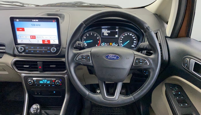 2019 Ford Ecosport TITANIUM + 1.5L PETROL, Petrol, Manual, 49,254 km, Steering Wheel Close Up