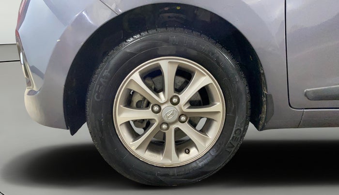 2016 Hyundai Grand i10 ASTA (O) 1.2 KAPPA VTVT, Petrol, Manual, 97,601 km, Left Front Wheel