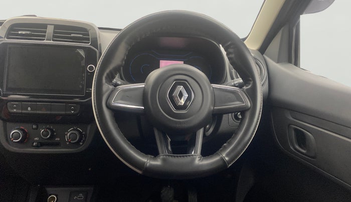 2021 Renault Kwid RXT 1.0 AMT (O), Petrol, Automatic, 12,962 km, Steering Wheel Close Up